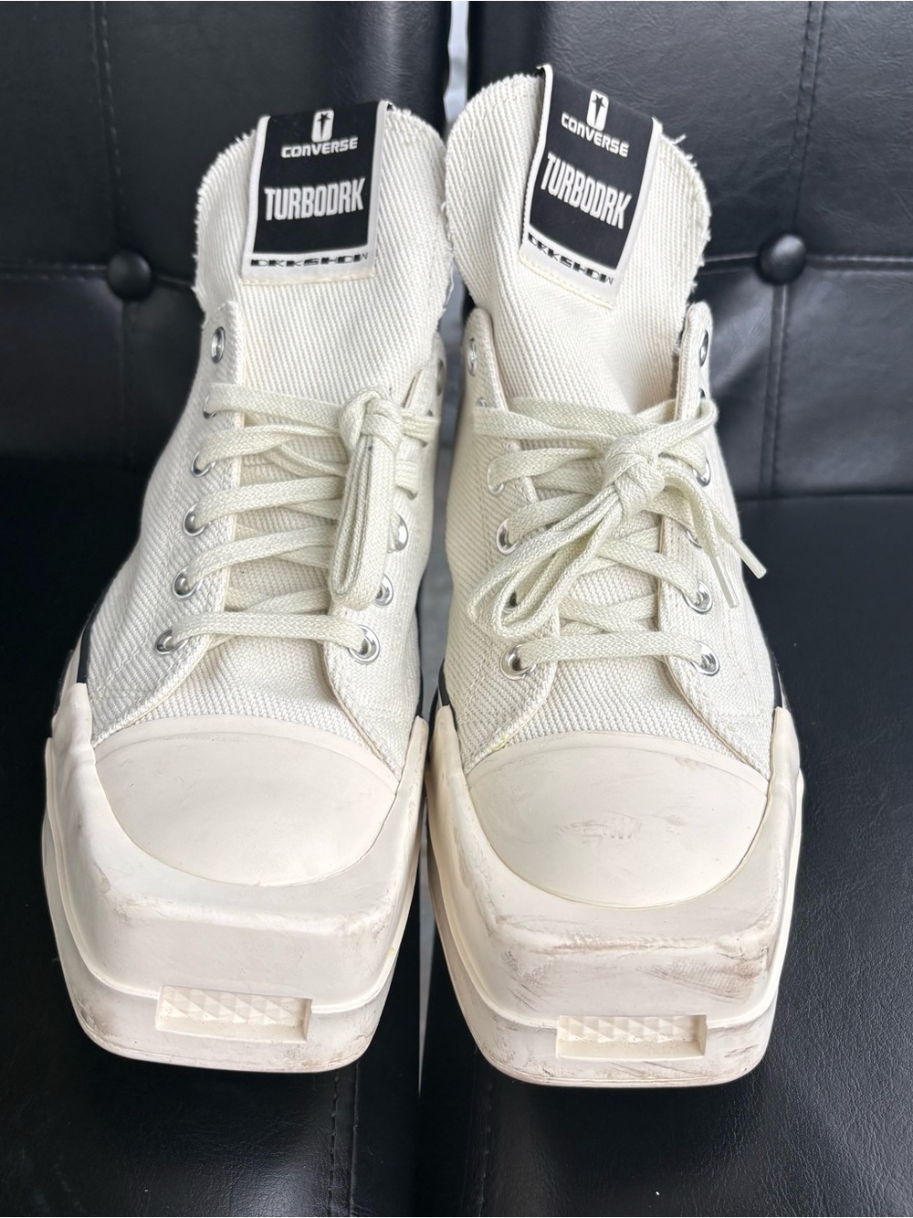 Converse TURBODRK Men’s High-Top Sneakers in Off-White